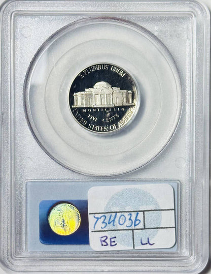 1992 S Nickel Jefferson PCGS PR-70 DCAM