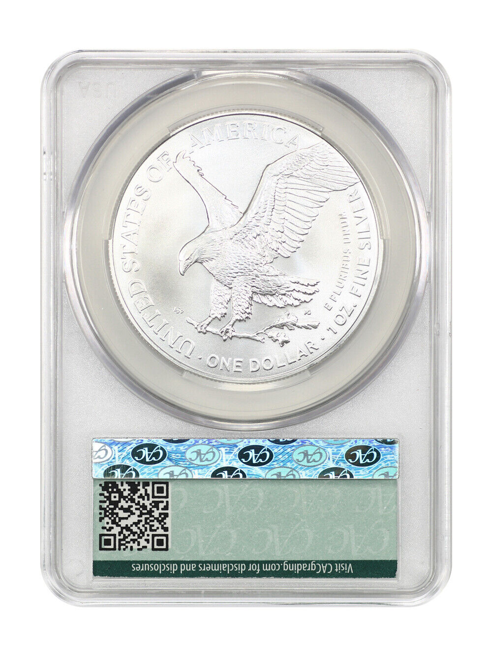 2024 $1 Silver Eagle CACG MS70 First Delivery