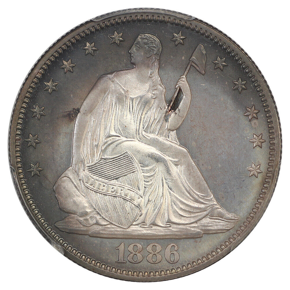 1886 50C PCGS PR67 ex: D.L. Hansen