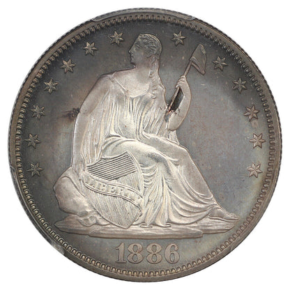 1886 50C PCGS PR67 ex: D.L. Hansen