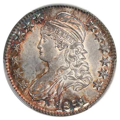 1821 50c PCGS MS63 ex: D.L. Hansen