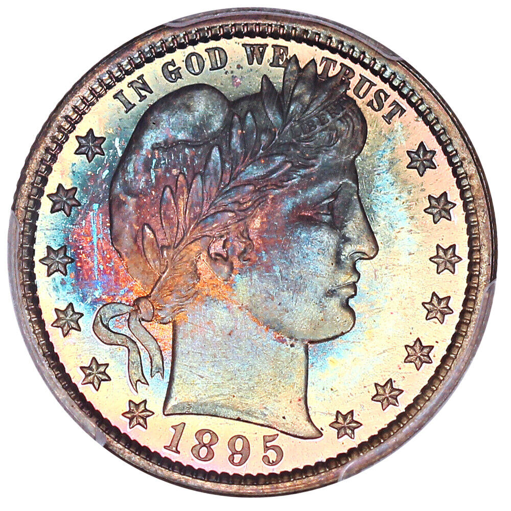 1895 25c PCGS/CAC Proof 68 ex: D.L. Hansen