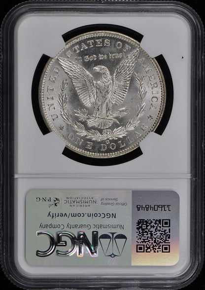 1900-O/CC TOP-100 Morgan Dollar S$1 NGC MS65+