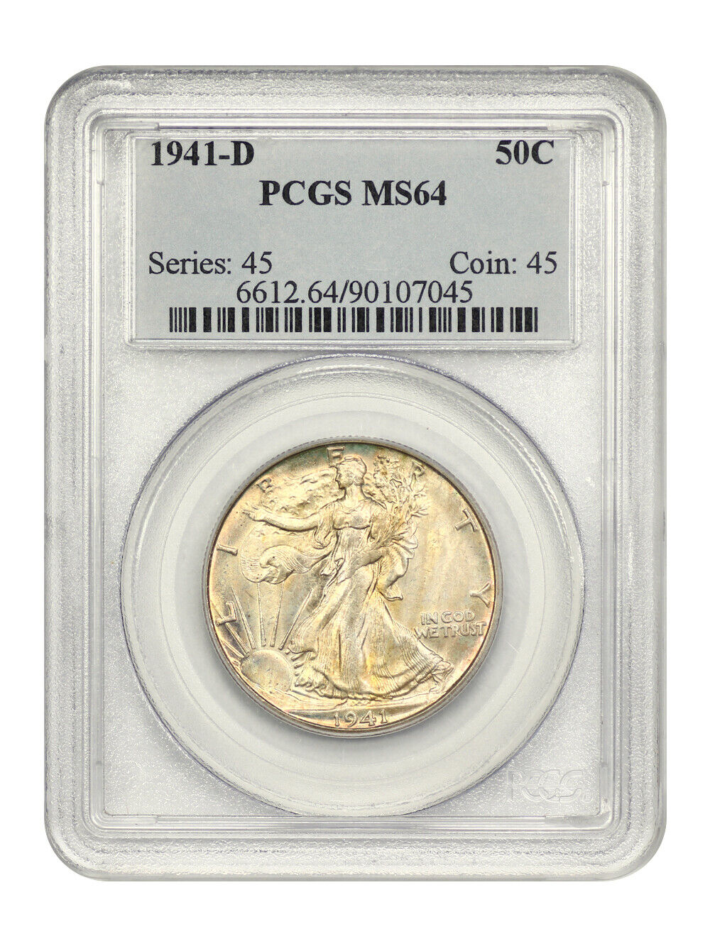 1941-D 50C PCGS MS64