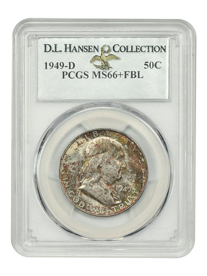 1949-D 50C PCGS MS66+FBL