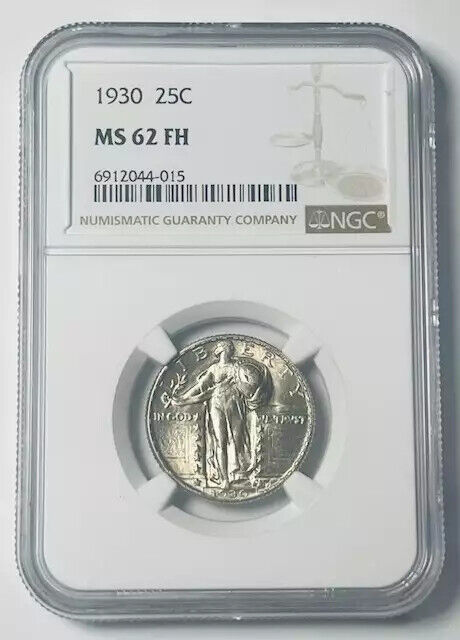 1930 P Standing Liberty Quarter NGC MS-62 Full HEAD