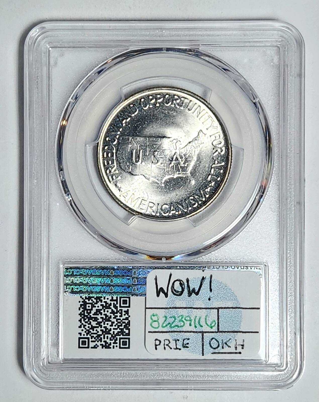 1952 P PCGS MS-65 Washington-Carver - WOW! Rainbow Toning