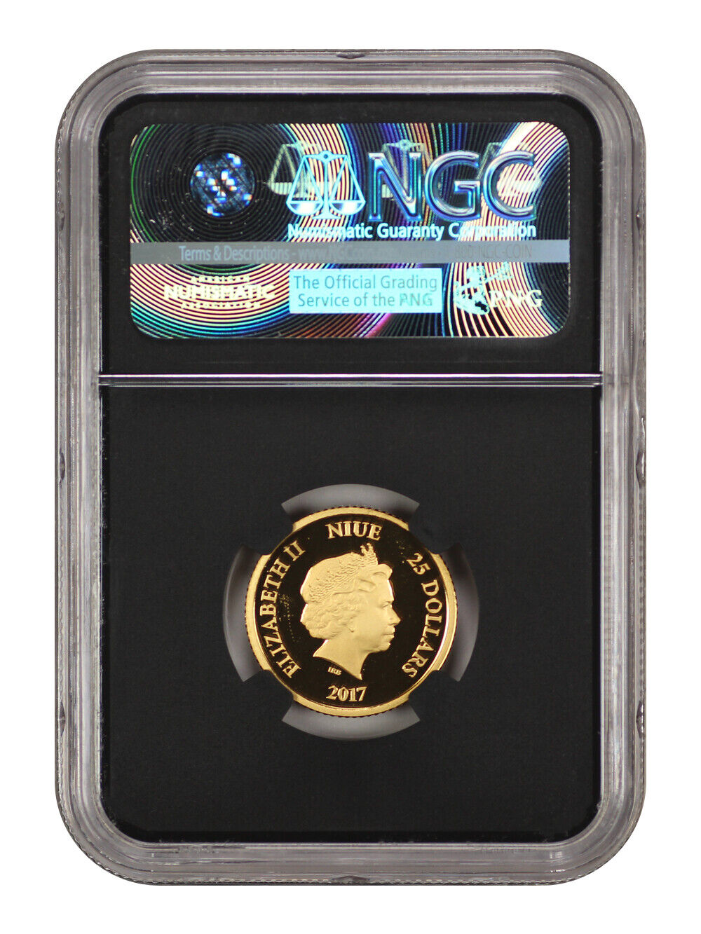 Niue: 2017 Star Wars Obi-Wan Kenobi G$25 NGC Gem Proof (One of First 75 Struck)