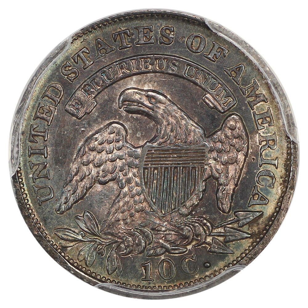 1836 10C PCGS MS64 ex: D.L. Hansen