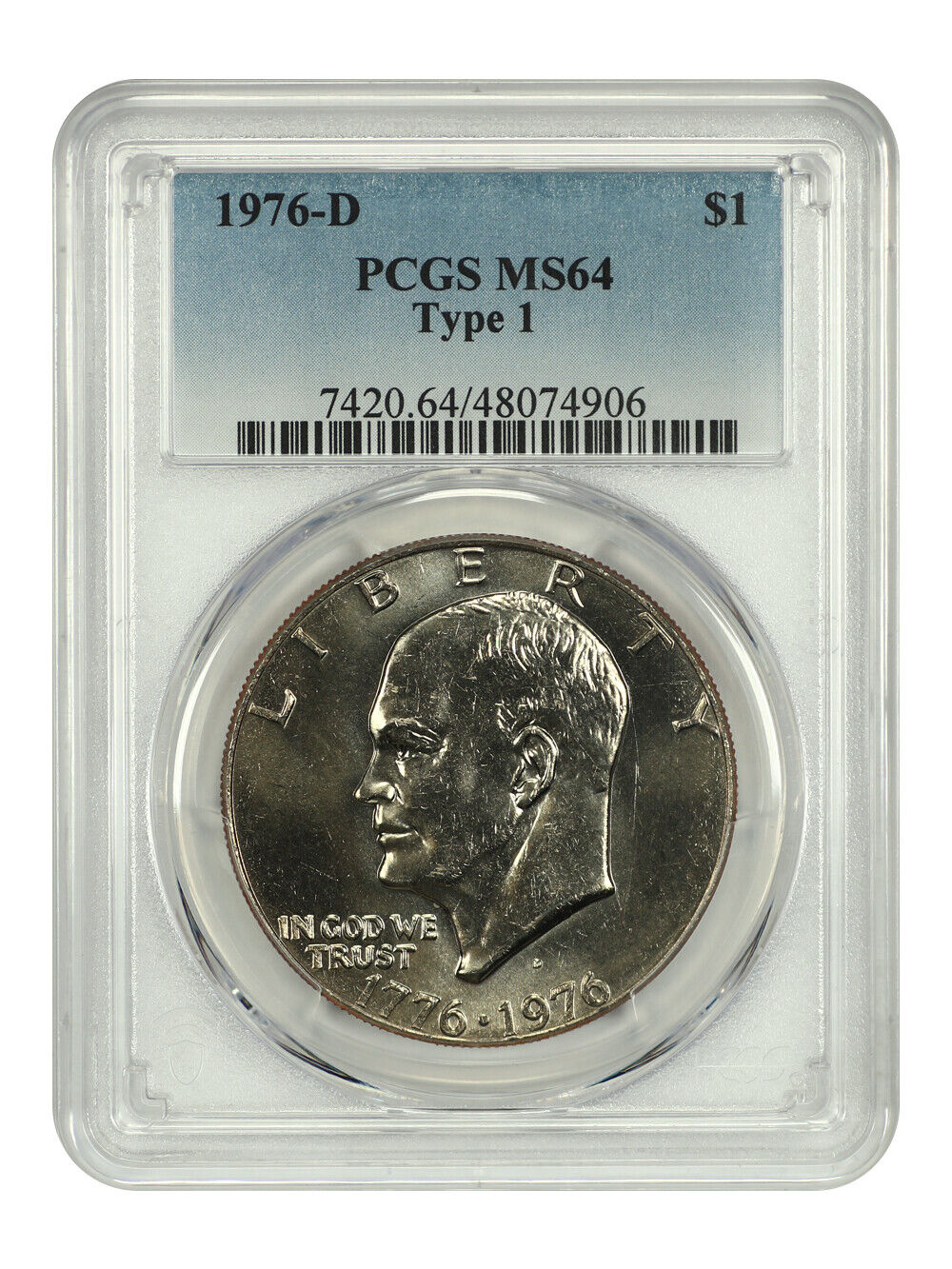 1976-D $1 PCGS MS64 (Type 1)