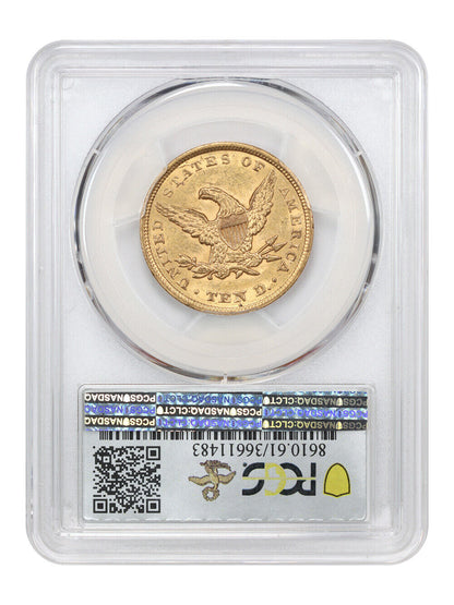 1853 $10 PCGS MS61 ex: D.L. Hansen