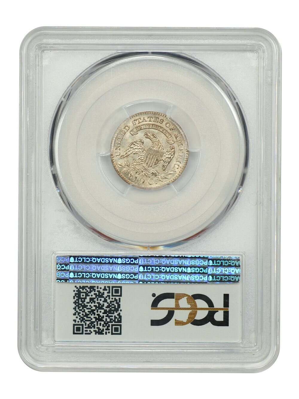 1827 10C PCGS MS64 ex: D.L. Hansen