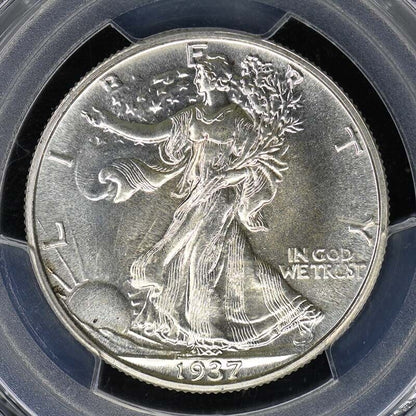 1937 50C Walking Liberty Half Dollar PCGS PR68