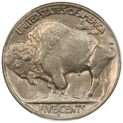 1936-D 5C CACG MS66 - Buffalo Nickel