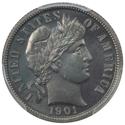 1901 10C PCGS PR67 ex: D.L. Hansen