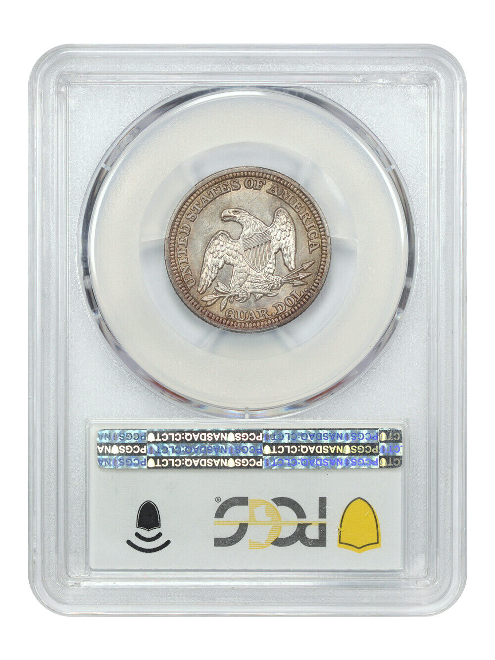 1848 25C PCGS MS63+