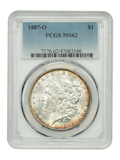 1887-O $1 PCGS MS62 - Morgan Dollar