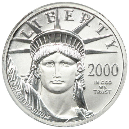 2000 $10 Statue of Liberty PCGS MS70 - $10 Platinum Eagles