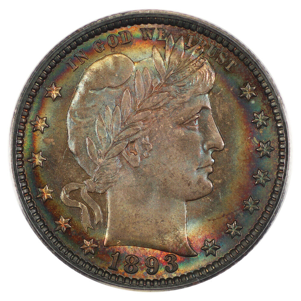 1893 25C PCGS MS66+