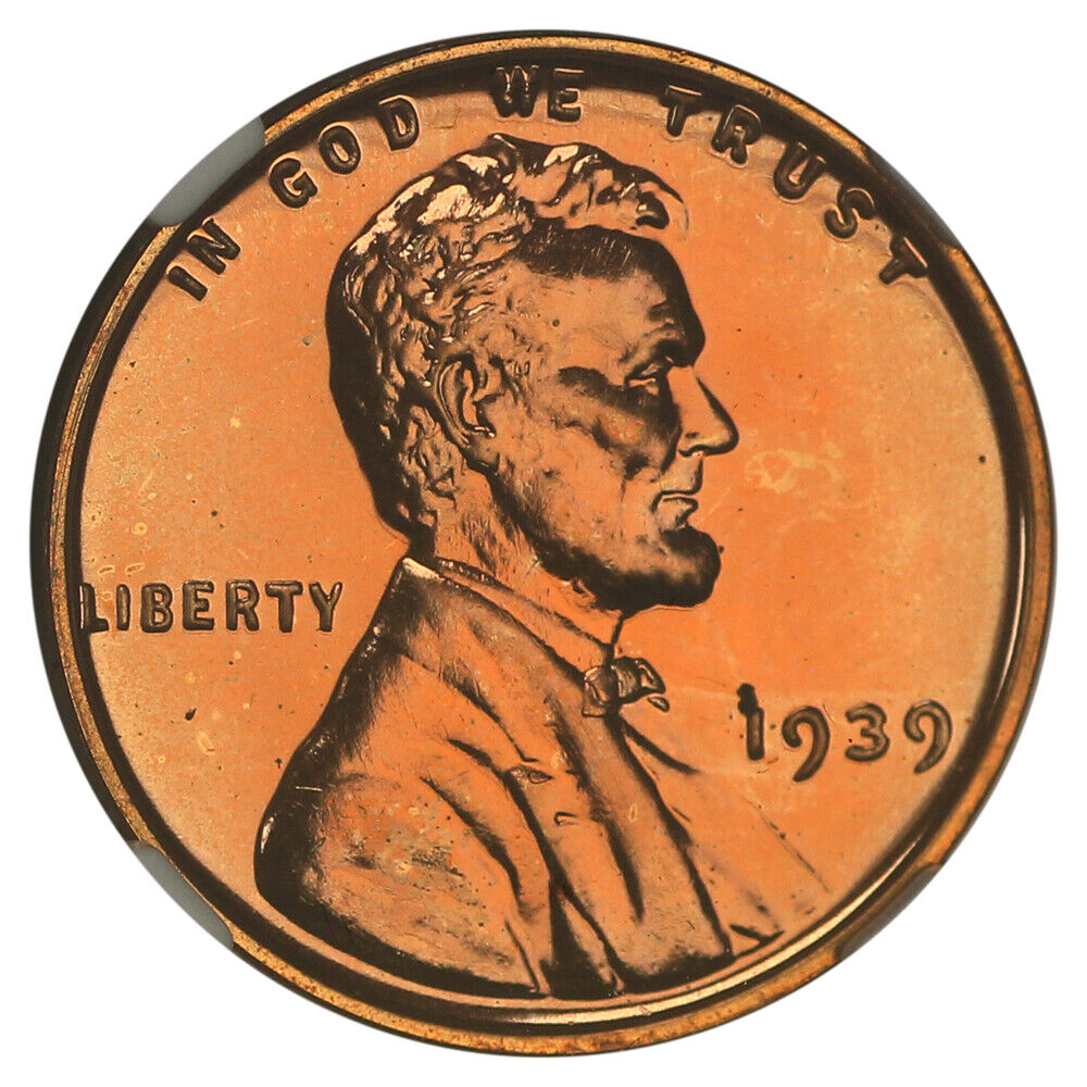 1939 1C NGC PR67+RD - Lincoln Cent (Wheat Reverse)