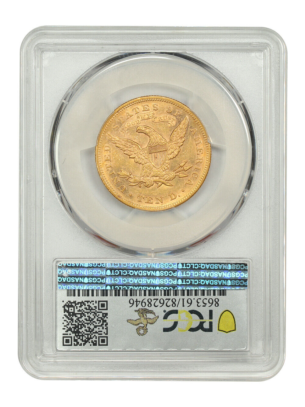 1868 $10 PCGS MS61 ex: D.L. Hansen - Liberty Head $10