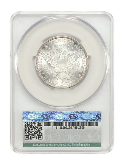 1896-S 50C CACG MS66 ex: D.L. Hansen - Barber Half Dollar - Gorgeous, Rare Gem