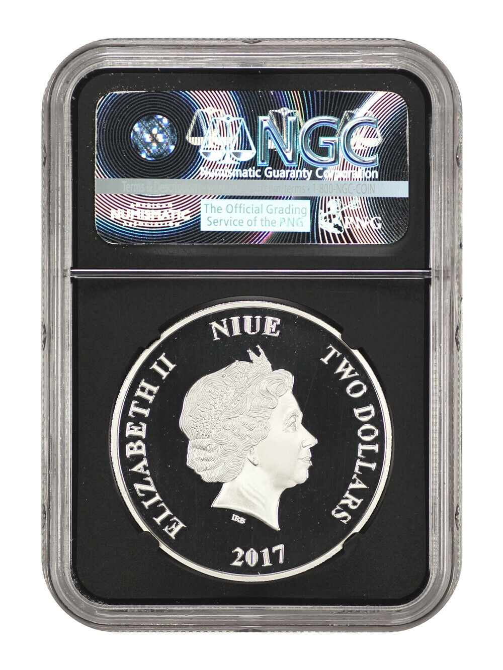Niue: 2017 Star Wars Luke Skywalker $2 NGC Gem Proof (One of First 2000 Struck)