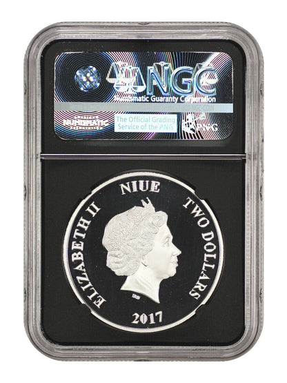 Niue: 2017 Star Wars Luke Skywalker $2 NGC Gem Proof (One of First 2000 Struck)