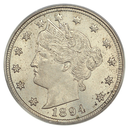 1894 5C PCGS MS63 - Liberty Nickel