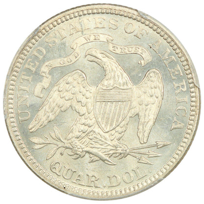 1880 25C PCGS/CAC MS67+ ex: D.L. Hansen