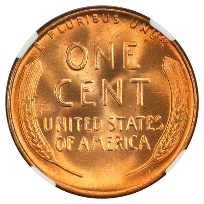 1953-D 1C NGC MS67RD - Lincoln Cent (Wheat Reverse)