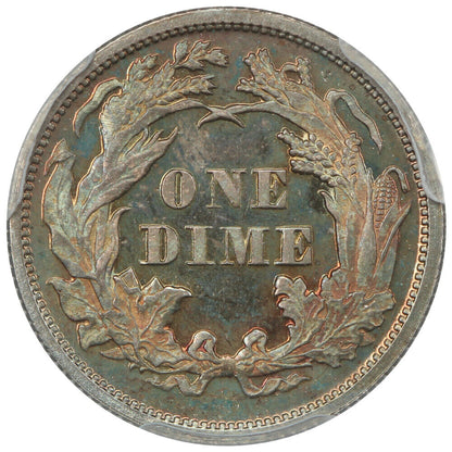 1871 10C PCGS PR66CAM ex: D.L. Hansen