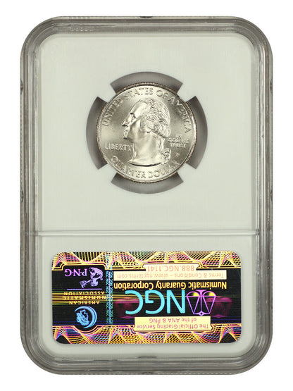 2009-P 25C District of Columbia NGC SP69 (Satin Finish) - Type 1, Clad