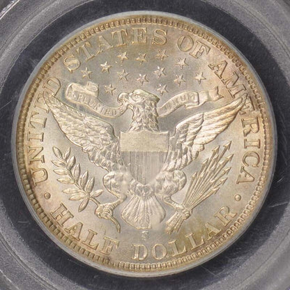 1900-S 50C Barber Half Dollar PCGS MS65 (CAC)