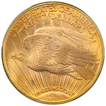 1923-D $20 PCGS MS66 - St. Gaudens $20