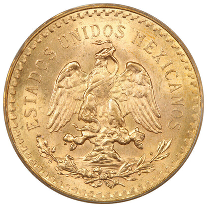 Mexico: 1929 Gold 50 Peso PCGS MS64 (KM-481) - Other