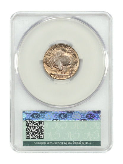 1937-D 5C CACG MS67 - Buffalo Nickel