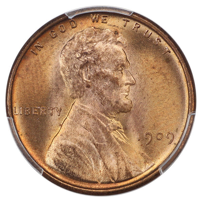 1909 VDB 1C PCGS MS66RD - Lincoln Cent (Wheat Reverse) - Popular VDB Issue