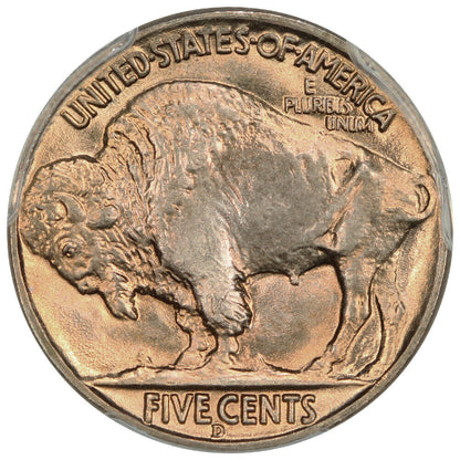 1937-D 5C CACG MS67 - Buffalo Nickel