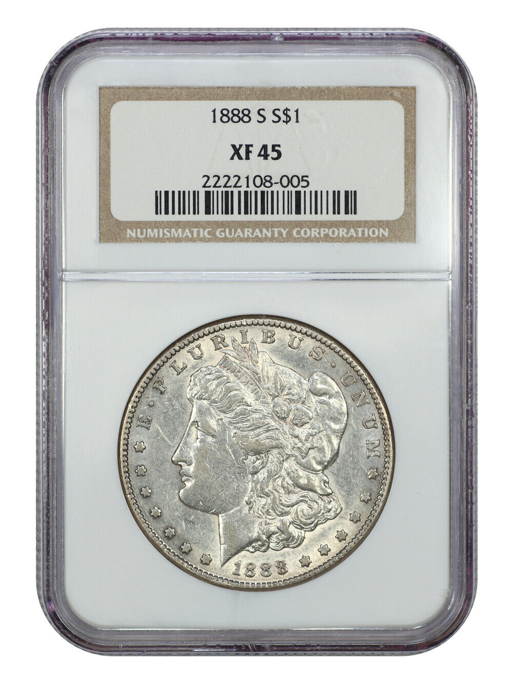 1888-S $1 NGC XF45 - Morgan Dollar