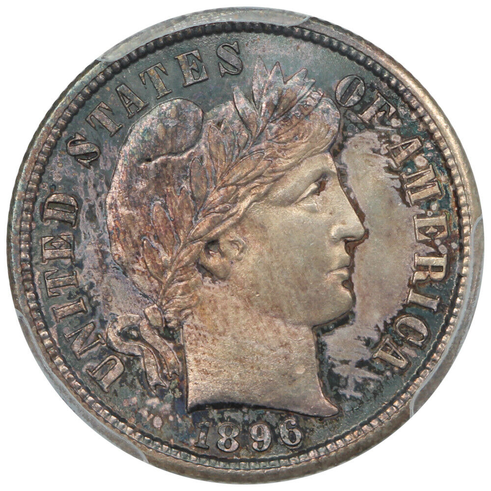 1896-S 10C PCGS MS65 ex: D.L. Hansen