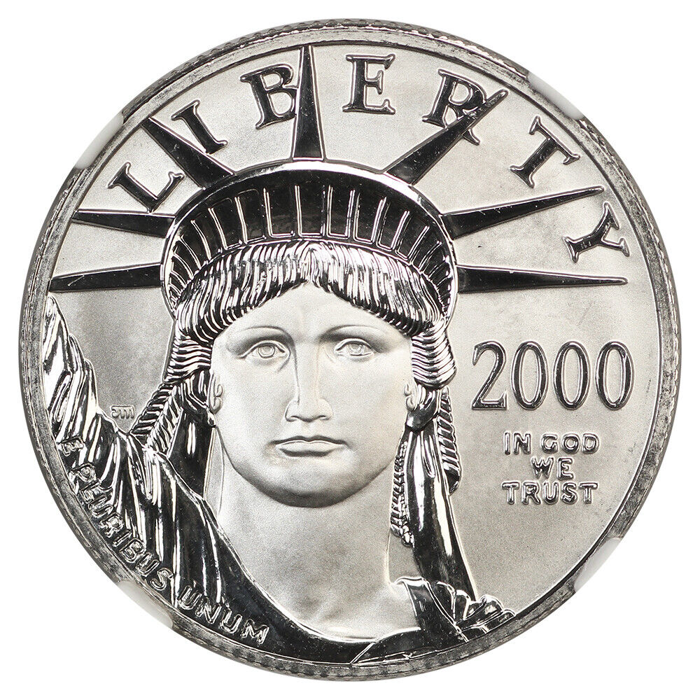 2000 $50 Statue of Liberty NGC MS70 - $50 Platinum Eagles