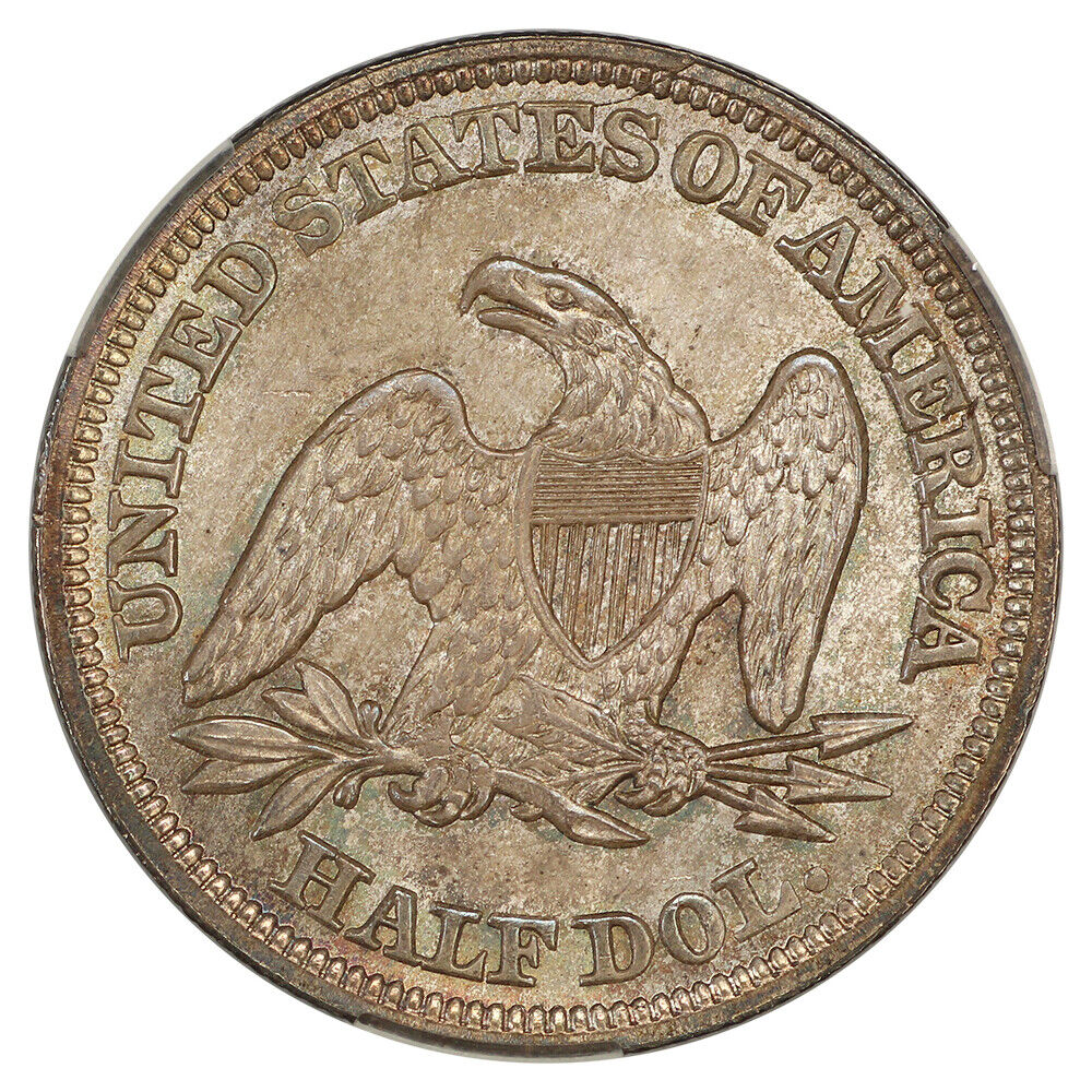 1846 50C CACG MS64+ (Tall Date) ex: D.L. Hansen - Liberty Seated Half Dollar