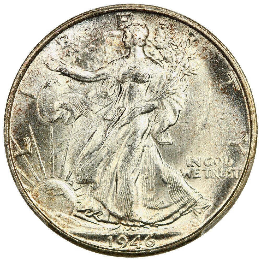 1946-S 50C PCGS MS64+