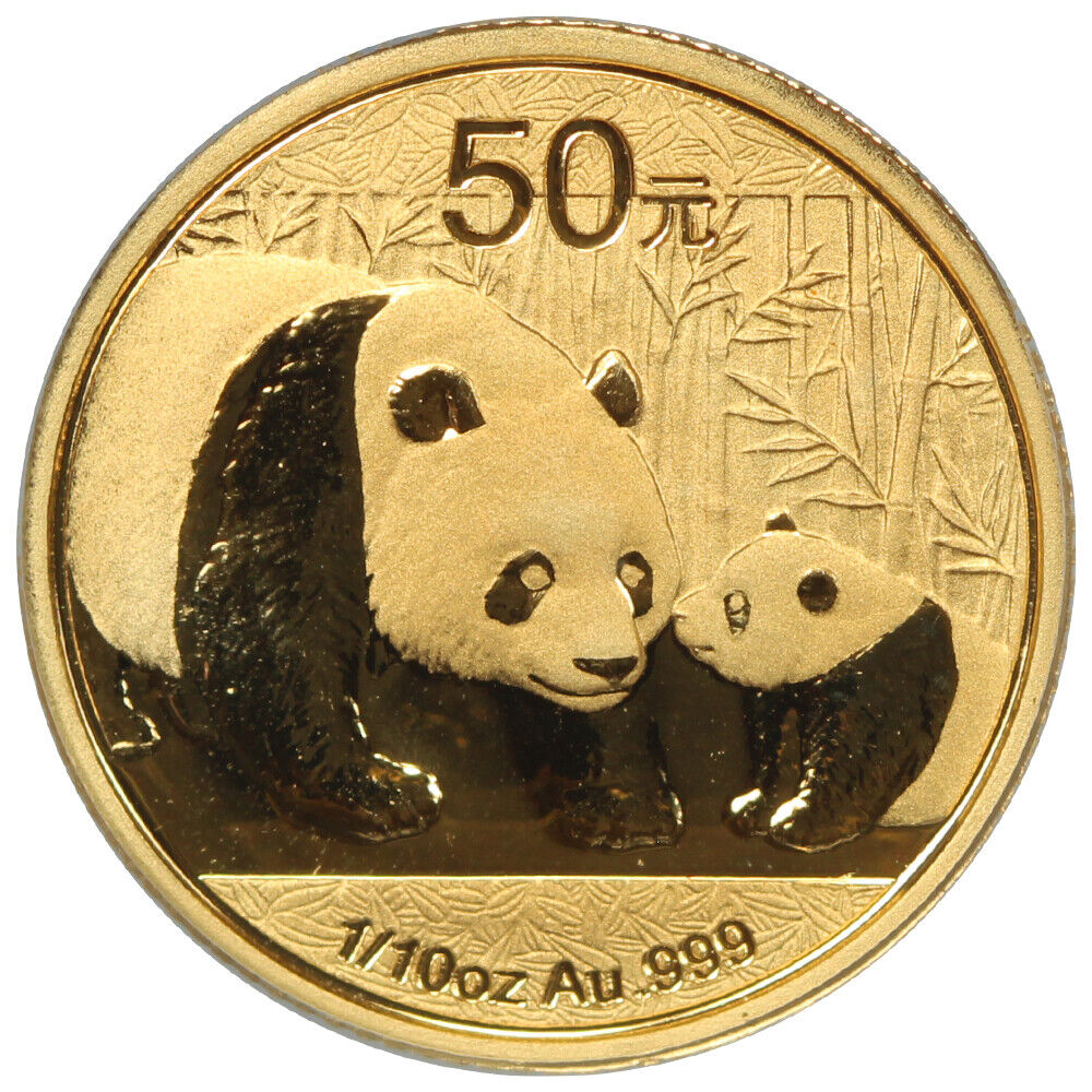 China: 2011 50Yn Gold Panda PCGS MS70 (First Strike) - Other