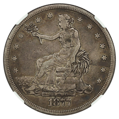 1877-S T$1 NGC VF25 - Trade Dollar - Great Type Coin