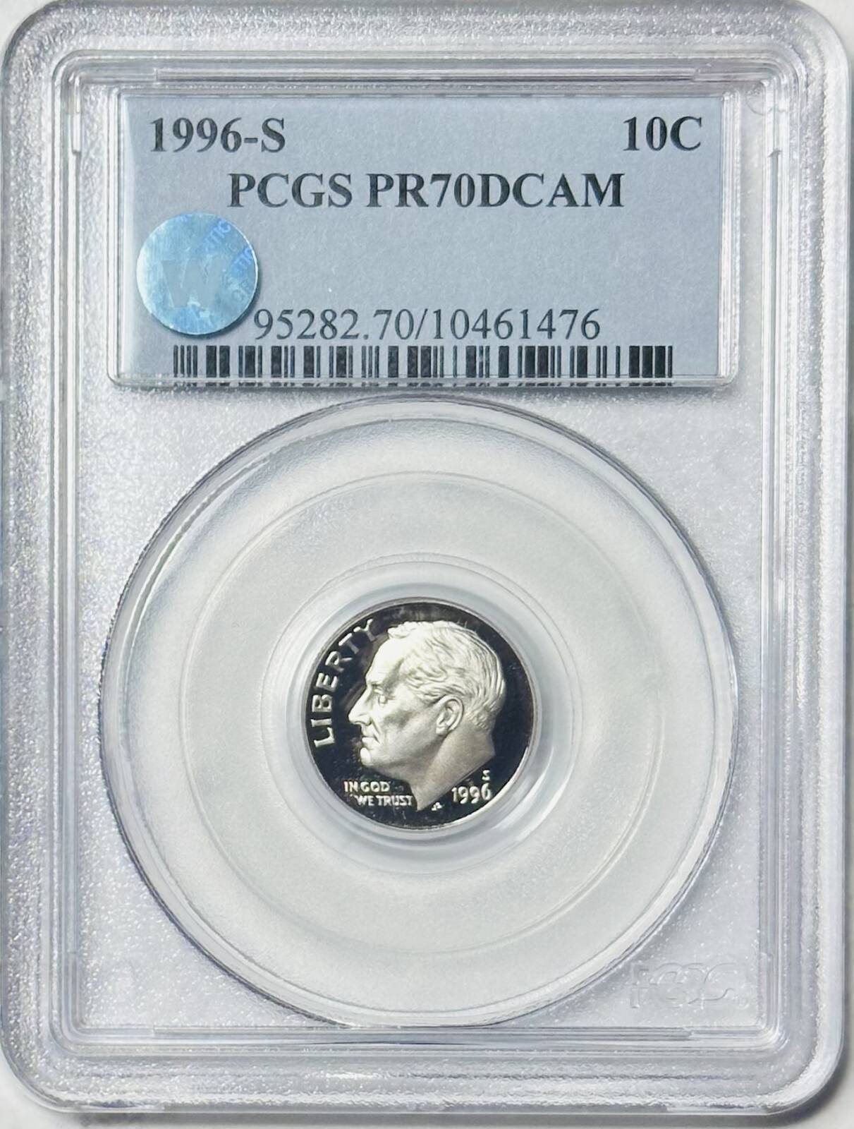 1996 S Dimes Roosevelt PCGS PR-70 DCAM