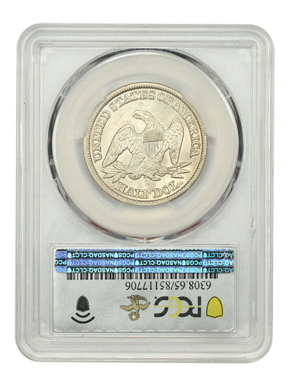 1862-S 50C PCGS MS65 ex: D.L. Hansen