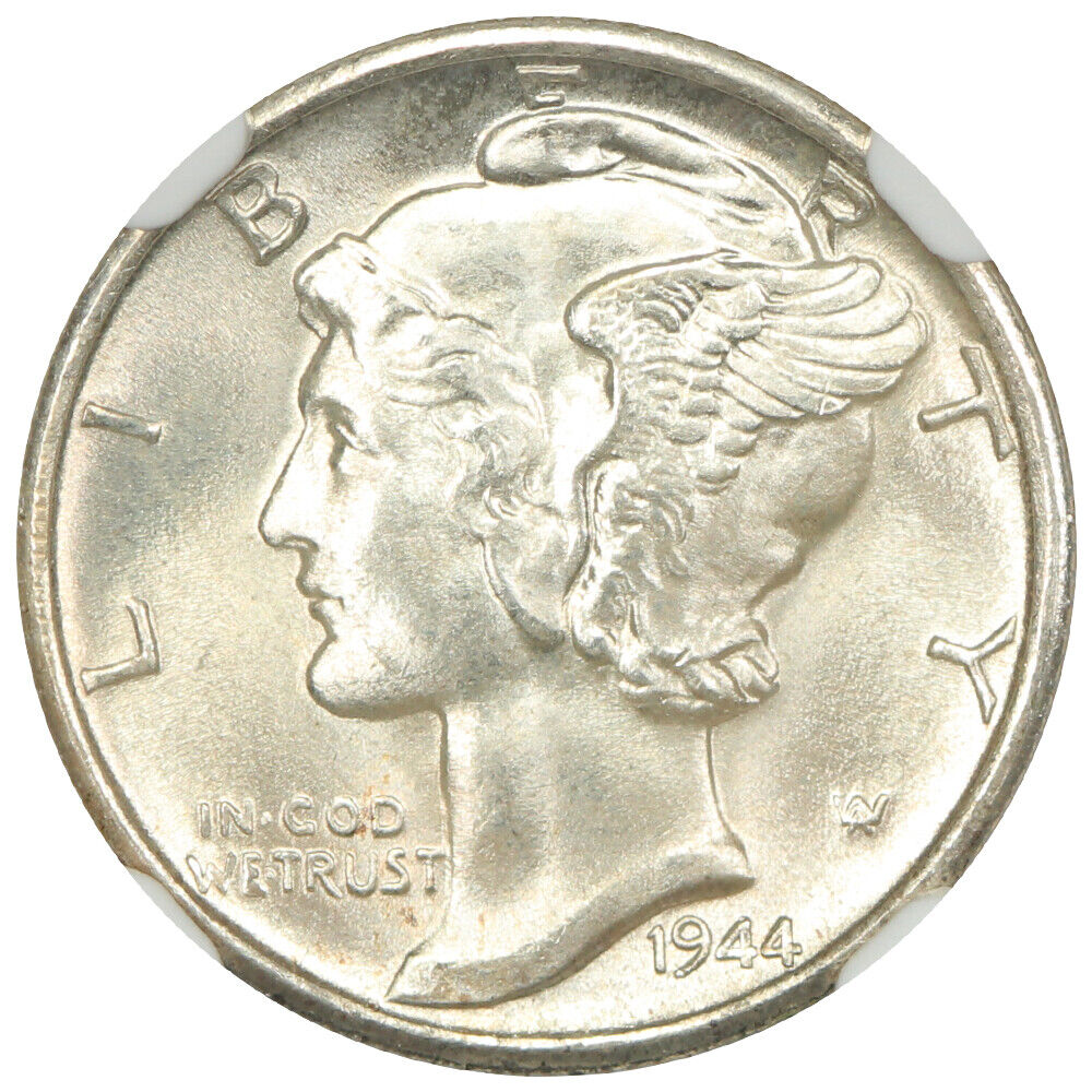 1944-S 10C NGC MS67+ - Mercury Dime