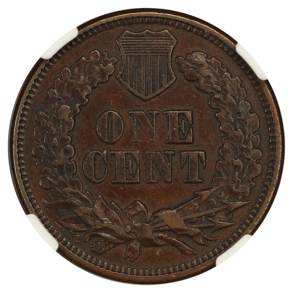 1868 1C NGC AU53 - Indian Cent